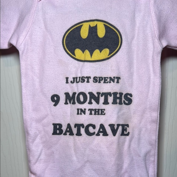 Pink Batman Baby Onesie - Picture 5 of 6